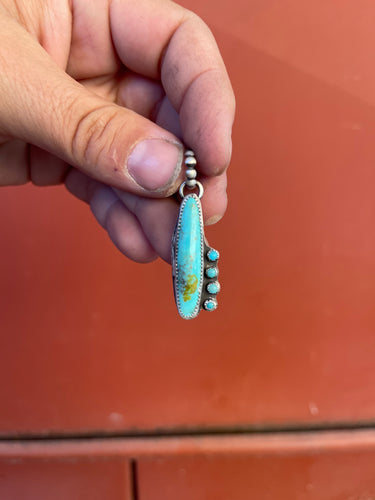 Larry-Long Turquoise Necklace