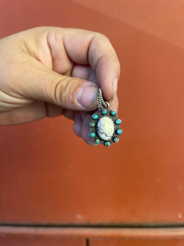 Rene-Wildhorse & Kingman Cluster Necklace