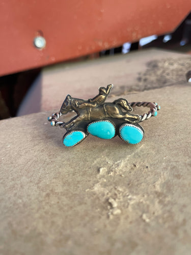 Billy-Bronc & Turquoise Bracelet