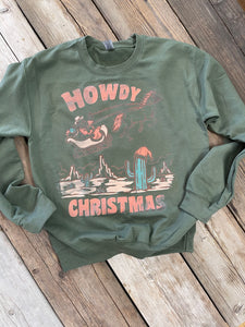 Howdy Christmas Sweatshirt