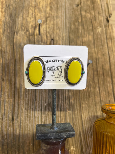 Conchita-Yellow & Turquoise Rosarita Earrings