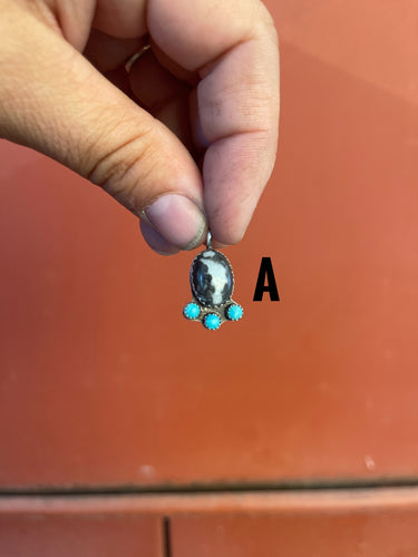 Cera-White Buffalo & Turquoise Necklace