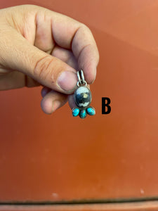 Cera-White Buffalo & Turquoise Necklace