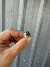 Engraved Ring w/Flower