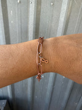 Copper Cowgirl Paper Clip Chain Bracelet