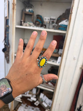 Rilla-Yellow Rosarita & Turquoise Ring