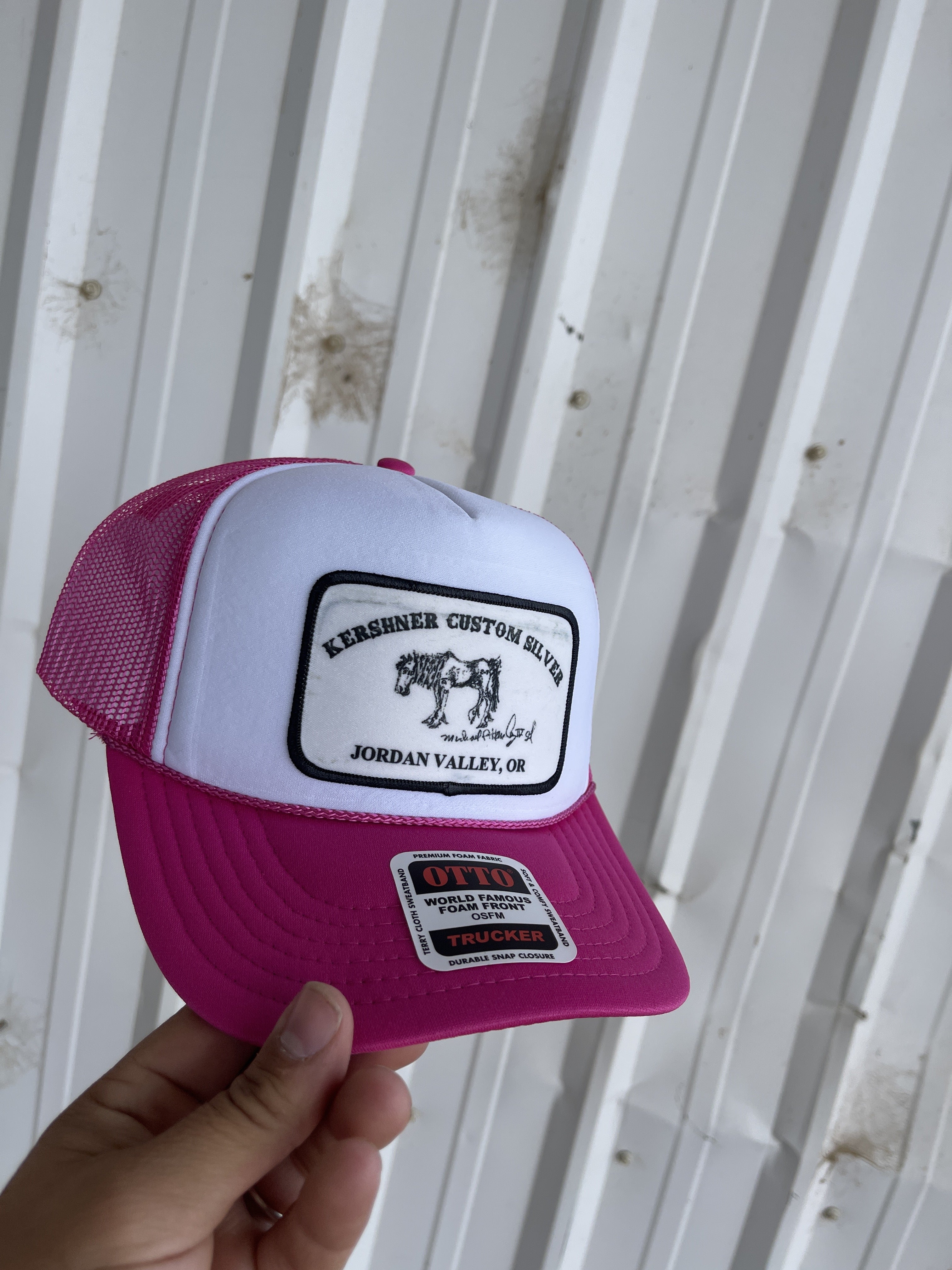 Pink Barbie Trucker Hat Barbie Hot Pink Trucker Caps – morebiggy main image 2