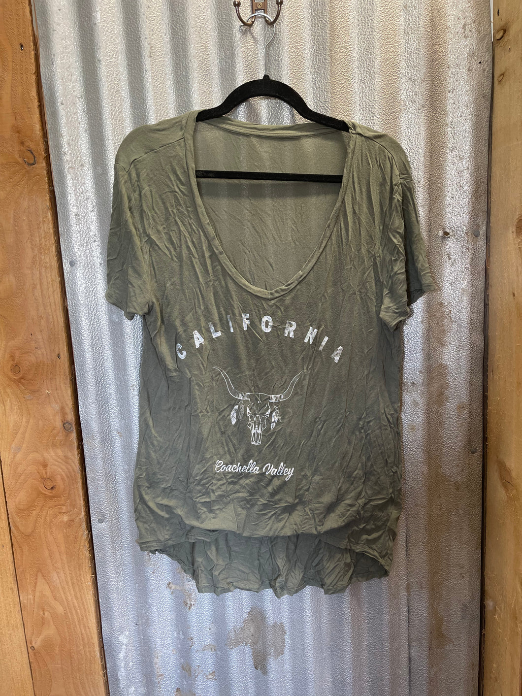 MEDIUM: Army Green Coachella Valley Tee