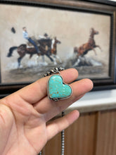 Yuma-Turquoise Heart Necklace