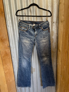 #35 Sz 28 Silver Jeans
