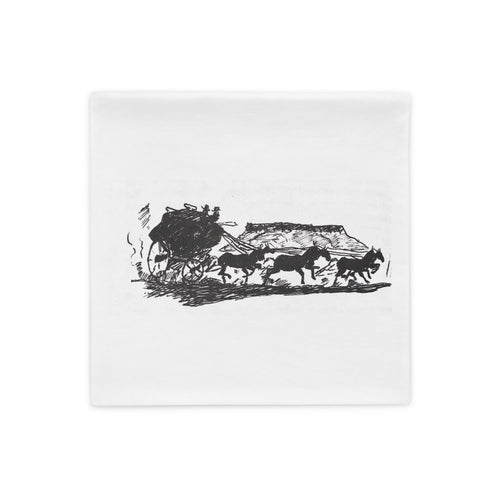 Cow Camp Pillow Case-Running Stage