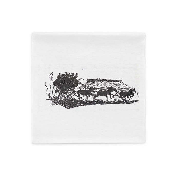 Cow Camp Pillow Case-Running Stage