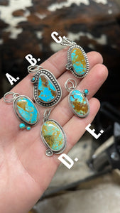 Royce-Turquoise Pendants