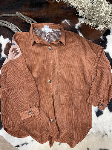 The Dani- Corduroy Shacket