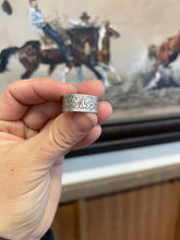 Wells-Silver Engraved Ring